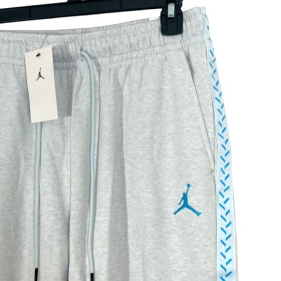 Air Jordan Flight MVP Fleece Joggers FN6356-043 Blue Size Medium New $82 - Picture 2 of 4